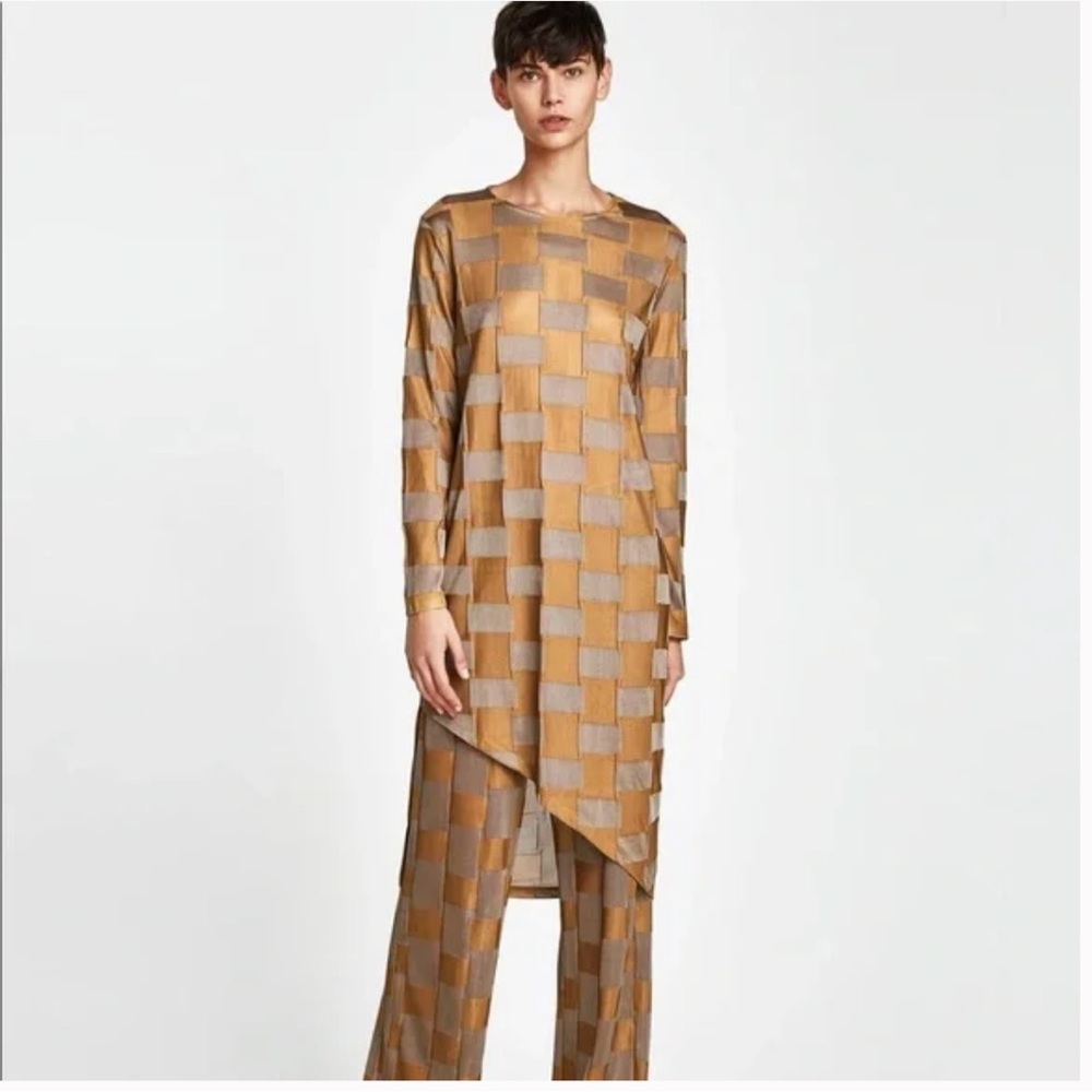 Zara Checkered Pants - NWT